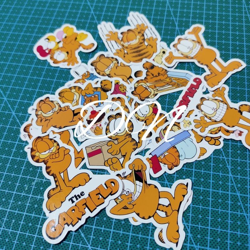 

STIKER PRINTING A3 GARFIELD KARAKTER KARTUN ANAK STICKER KUCING AKSESORIS KERTAS GLOSSY ISI 20 PCS