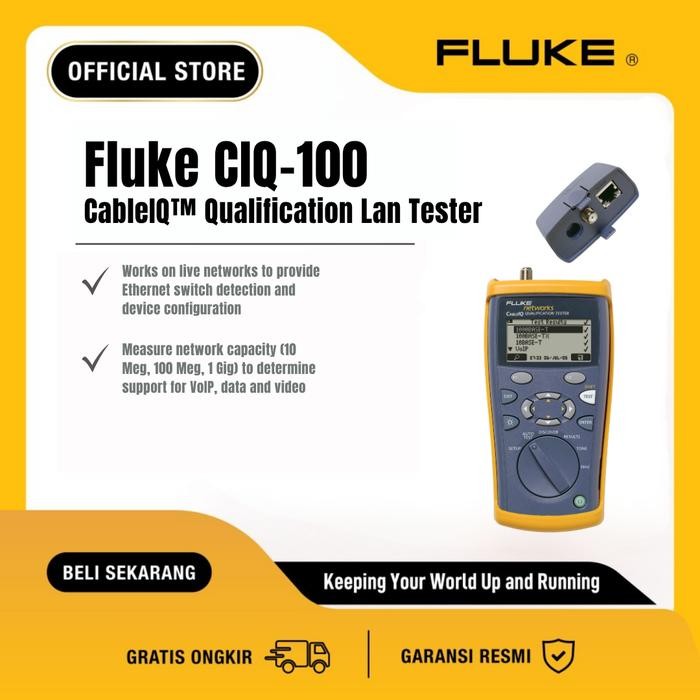 Fluke Networks CIQ-100 CableIQ Qualification Lan Tester