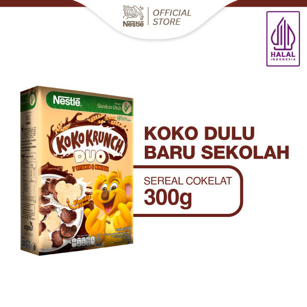 

Nestle KOKO KRUNCH Duo Sarapan Sereal Coklat 300g/330g