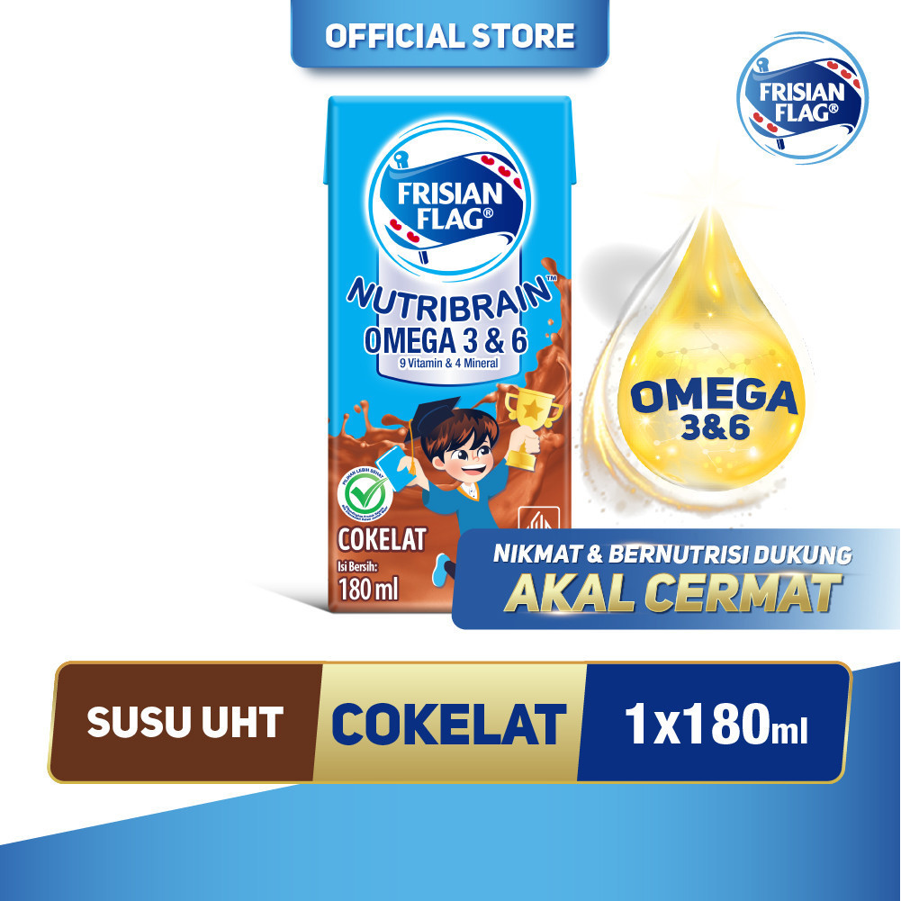 

Frisian Flag Omega Susu UHT Chocolate 180ml - 1 pcs
