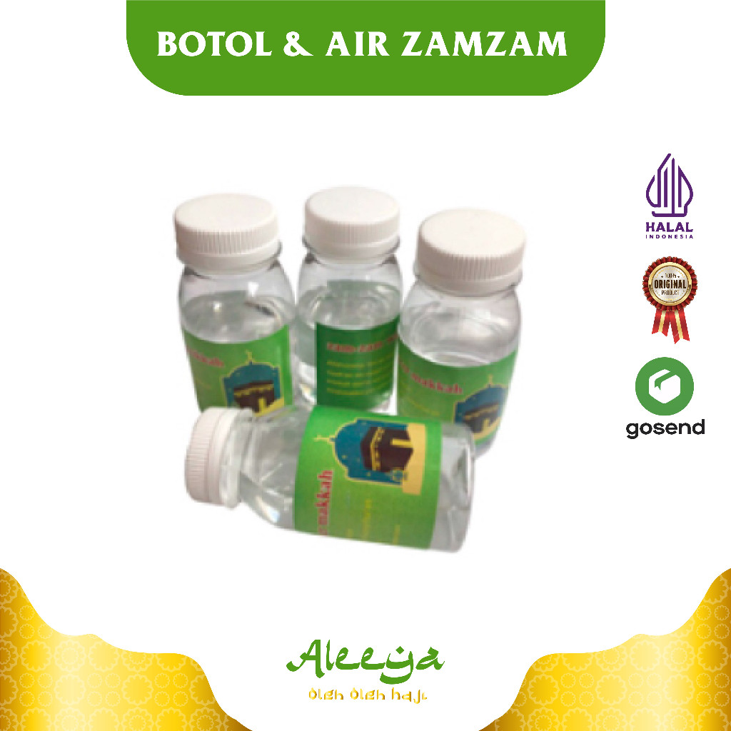 

Air Zam Zam Asli Botol Isi -+60ml Original