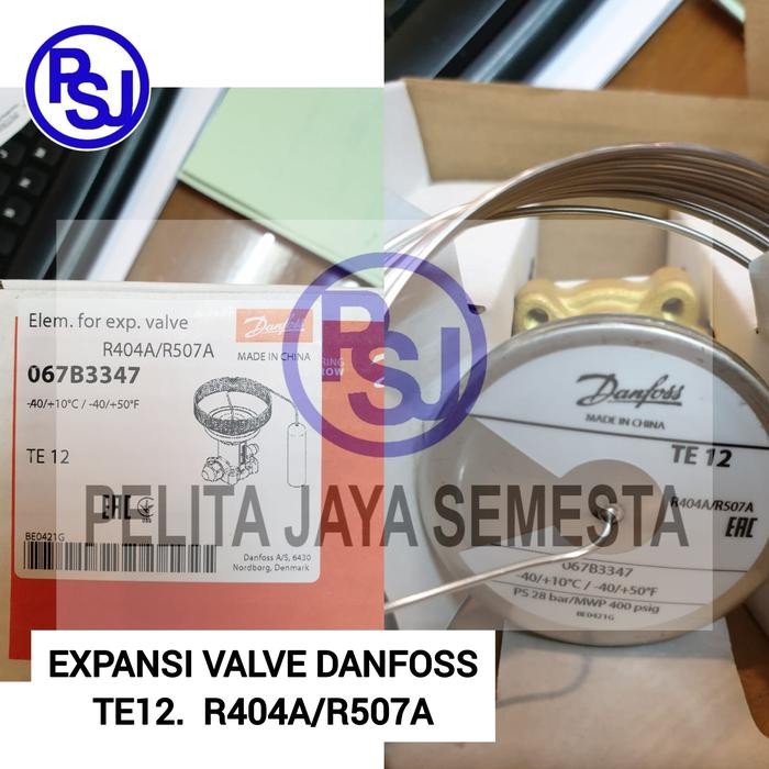 EXPANSI VALVE DANFOSS TE 12 / R404A/R507 / DANFOSS TE12