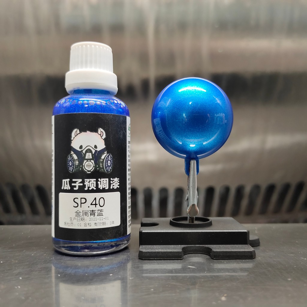 

Metal Blue Paint Pigment COLOR Spray Coating Airbrush Oiliness Model Coloring No need Dilute Hobby Toys DIY 50ML SP.40