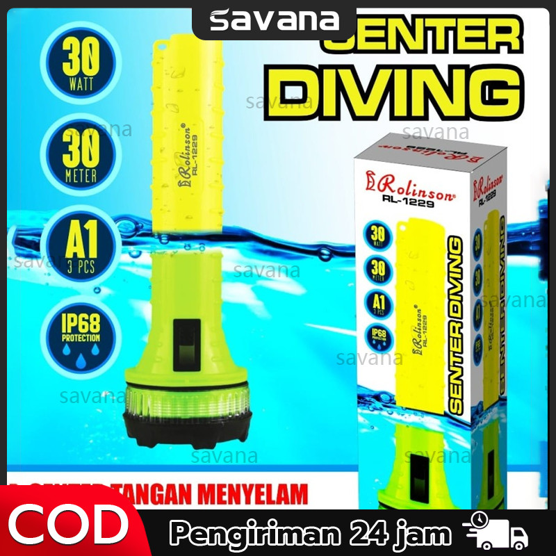 Senter Selam Tangan Baterai A1 Rolinson RL-1228 dan RL-1229 Super terang