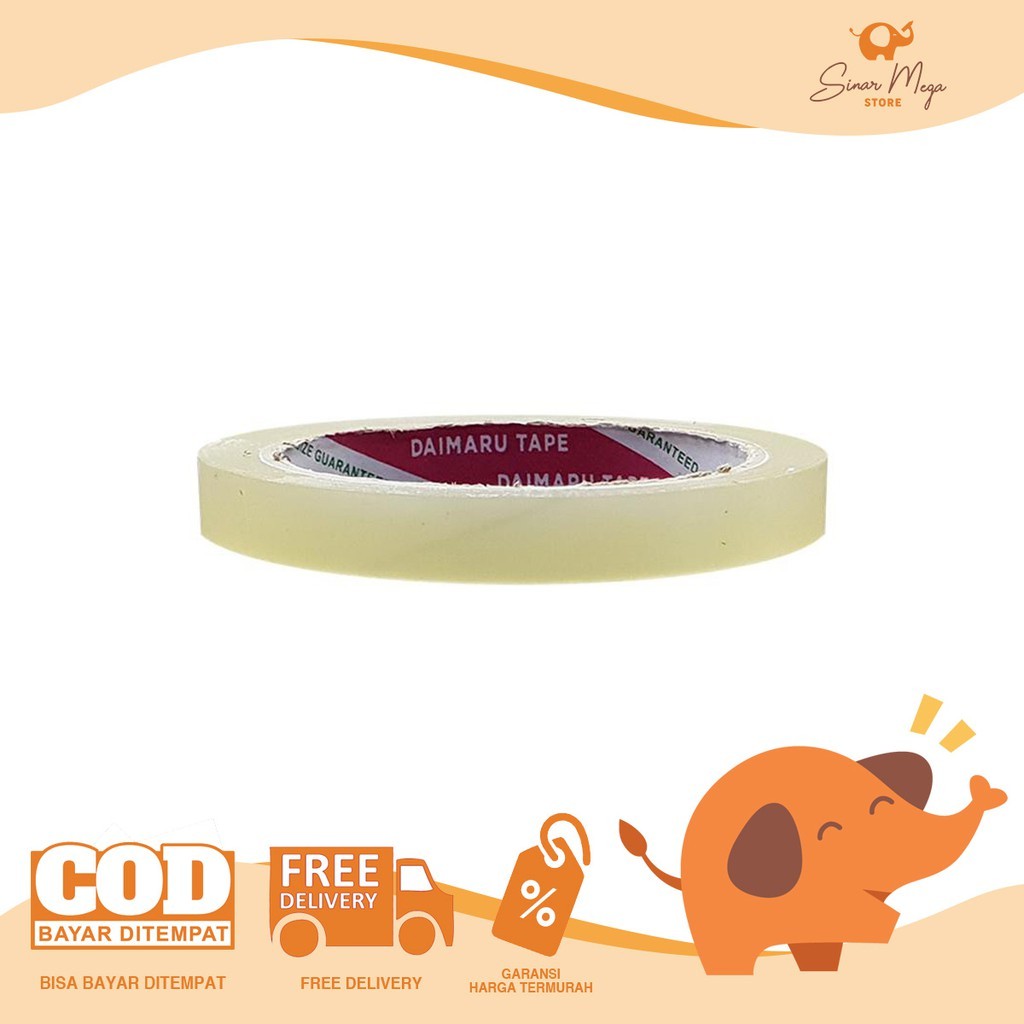 

Daimaru Isolasi Selotip Lakban Bening 12mm Murah Berkualitas