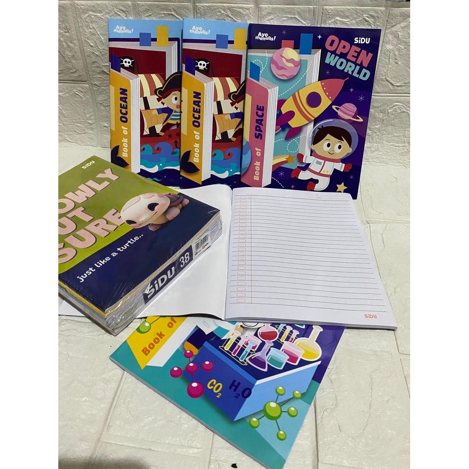 

Buku Tulis Karakter Viral SIDU 38 Lembar 5 DAN 10 Buku - Paper Putih Tidak Tembus Tinta