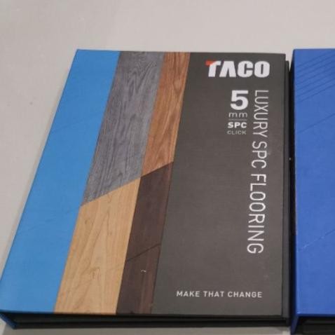 lantai Vinyl Taco 5mm spc Model Klik Sistem click