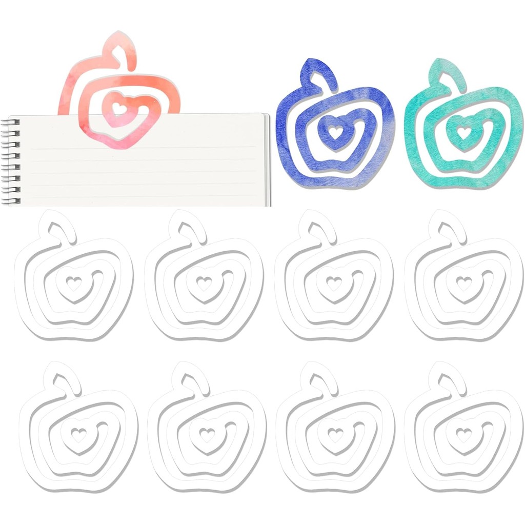 

5pcs/lot Sublimation Acrylic Jumbo Paper Clips For School/Office/Graduation/Bag Use