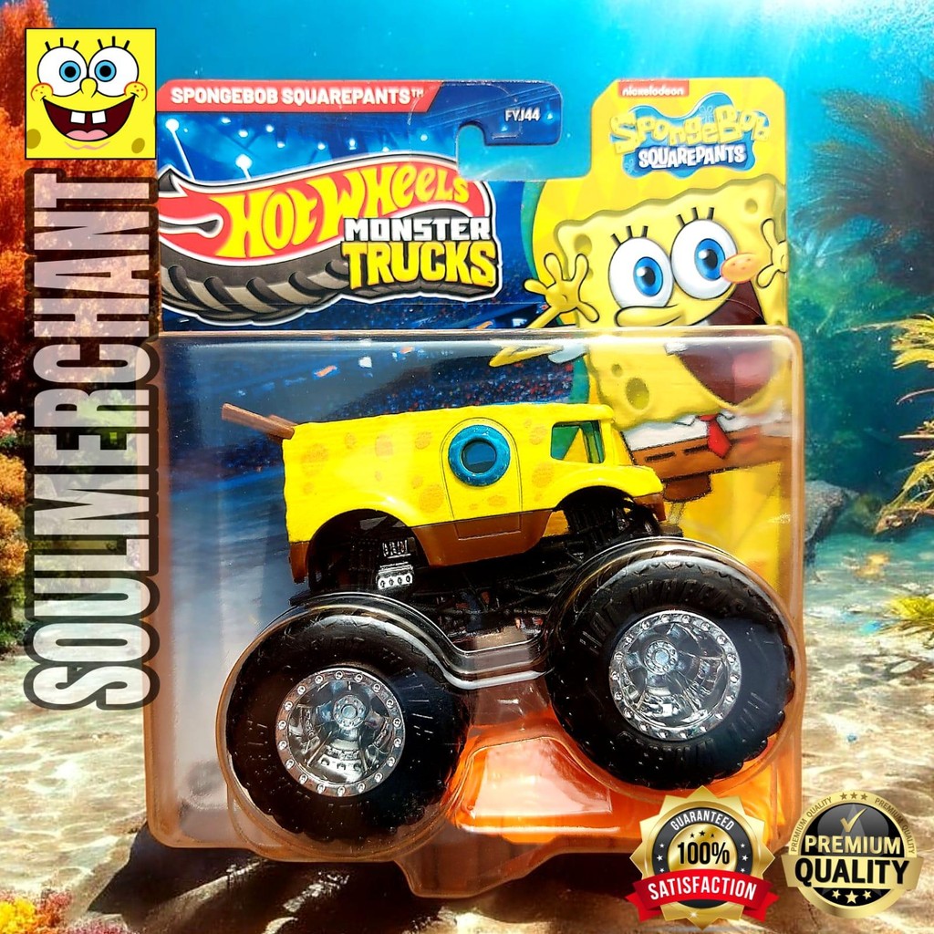 Hot Wheels Monster Trucks Spongebob Squarepants Mobil Truck Off Road
