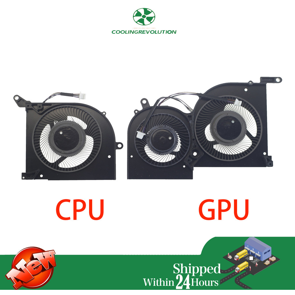 Laptop CPU GPU Cooling Fan BS5005HS-U4Q BS5005HS-U3J DC5V 4Pin for MSI GS66 Stealth MS-16V4 16V4