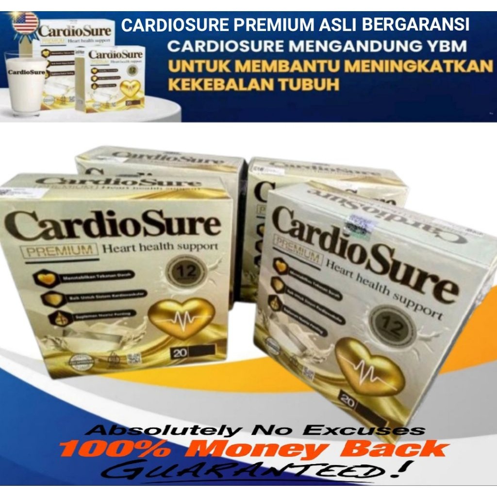 

Cardiosure Premium ® Susu Hipertensi Kolestrol Jantung Asam Urat