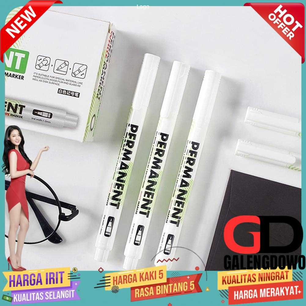 

LIT-ONTNMA Spidol Ban Permanen Oil Based Marker Waterproof 1mm 1PCS - L-580