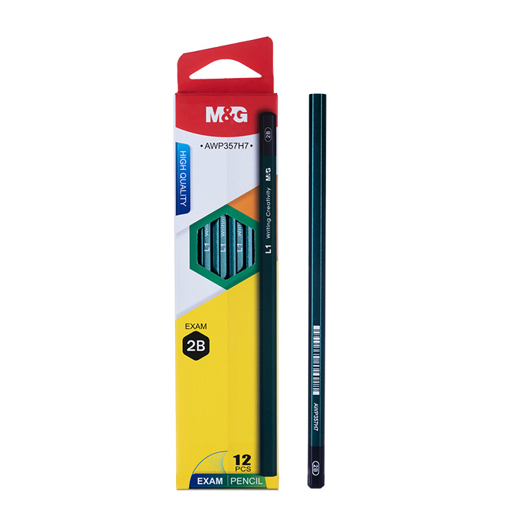 

Pensil 2B M&G 2B Hex Shape Wood Pencil AWP357H7 - Green