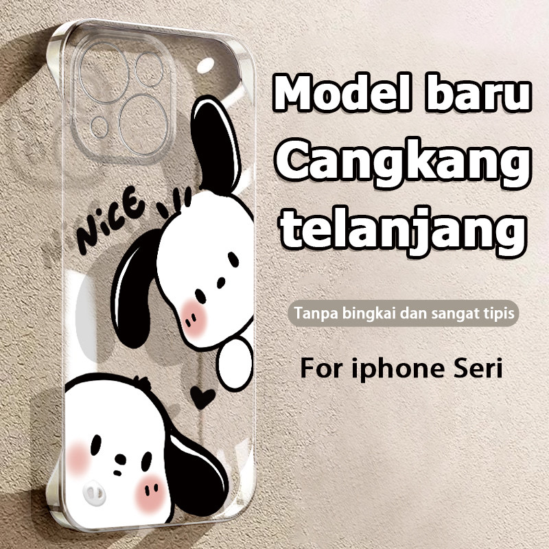 XWWBK037 Case ponsel cocok untUK IPHONE OPPO VIVO REDMI1 S4M5UNG Case Ponsel Transparan Bermotif Dua