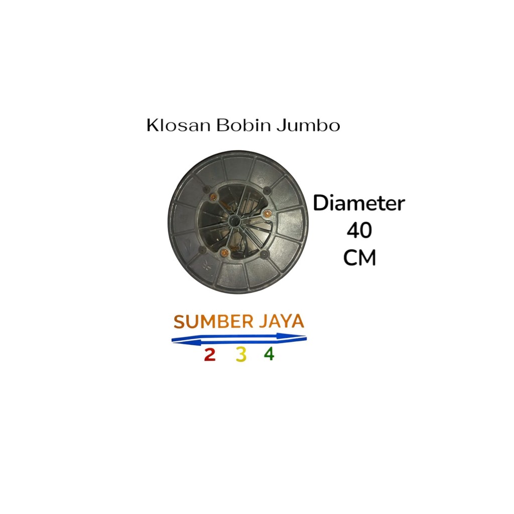 Kelosan Bobin Roll ukuran besar/Jumbo 40 cm