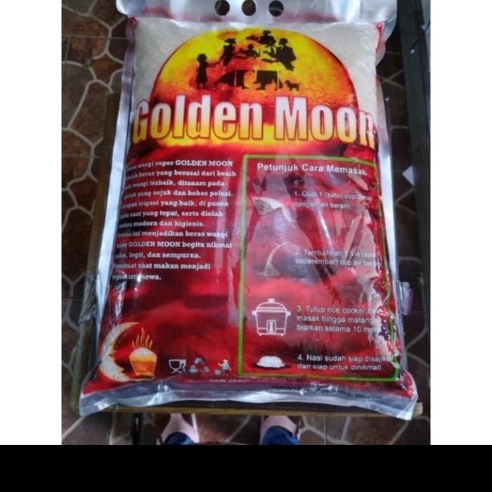 

Beras GOLDEN MOON 5 kg 2 kantong