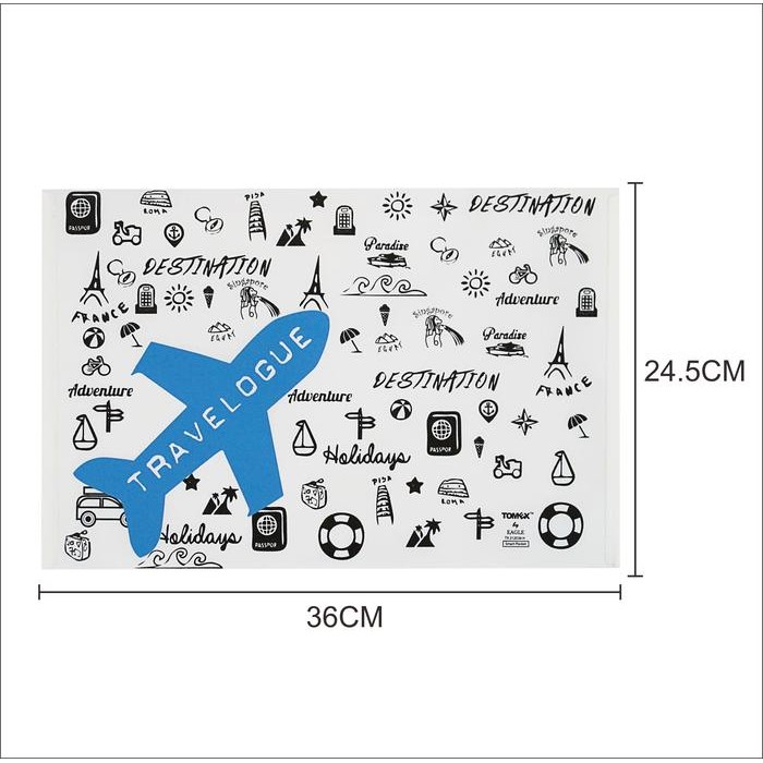 

Map Kancing Plastik / Smart Pocket FC / Tomex 6 pcs Traveloque