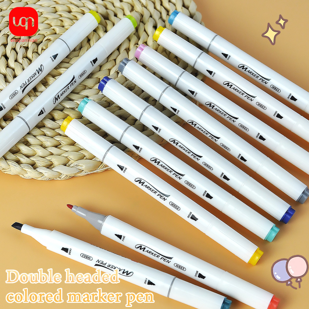 

WQN) 12/24/36/48 Pieces High-Quality Color Marker Pens - With Storage Box, Smooth Writing, Bright Colors, Smooth Ink Flow. Quick