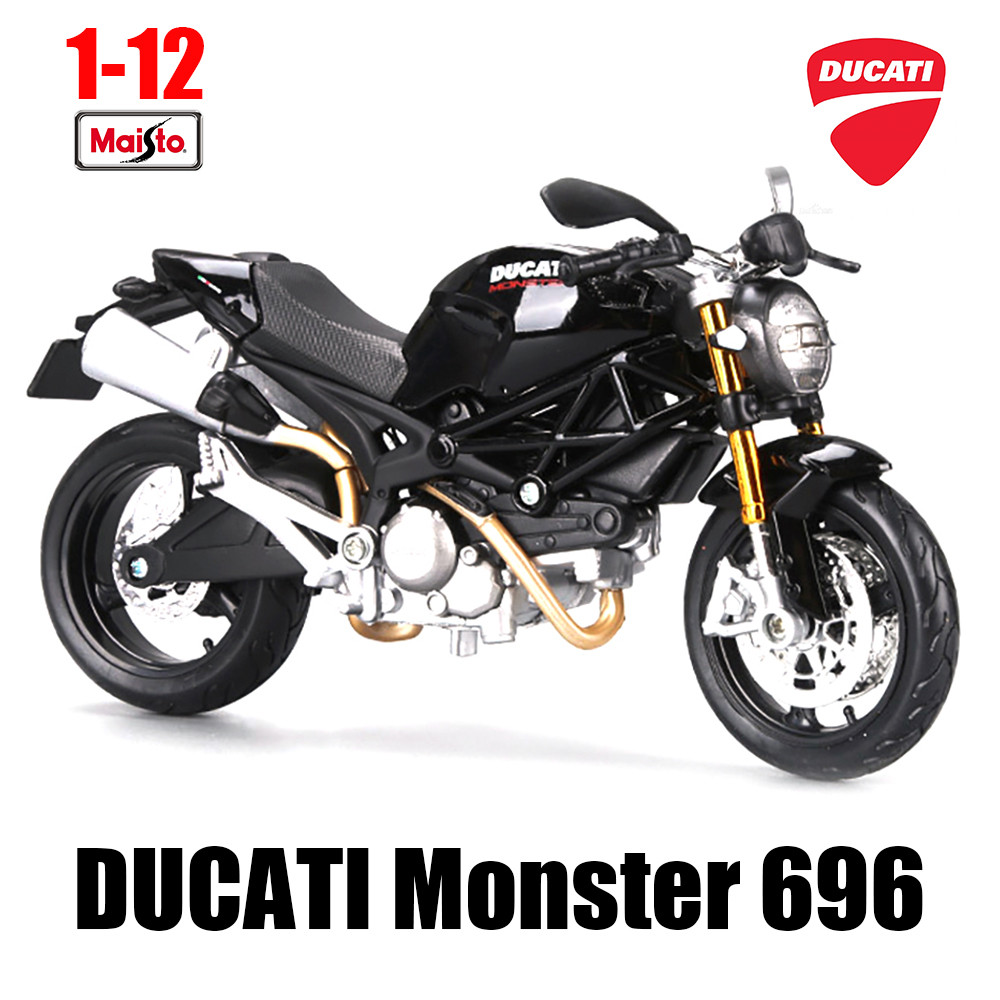 Maisto 1:12 Ducati Monster 696 Die-cast alloy motorcycle model car models collection gift toy tool