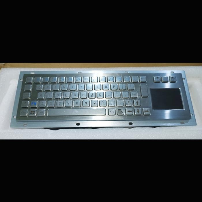 Terbaru KEYBOARD METAL USB STAINLESS STEEL INDUSTRI