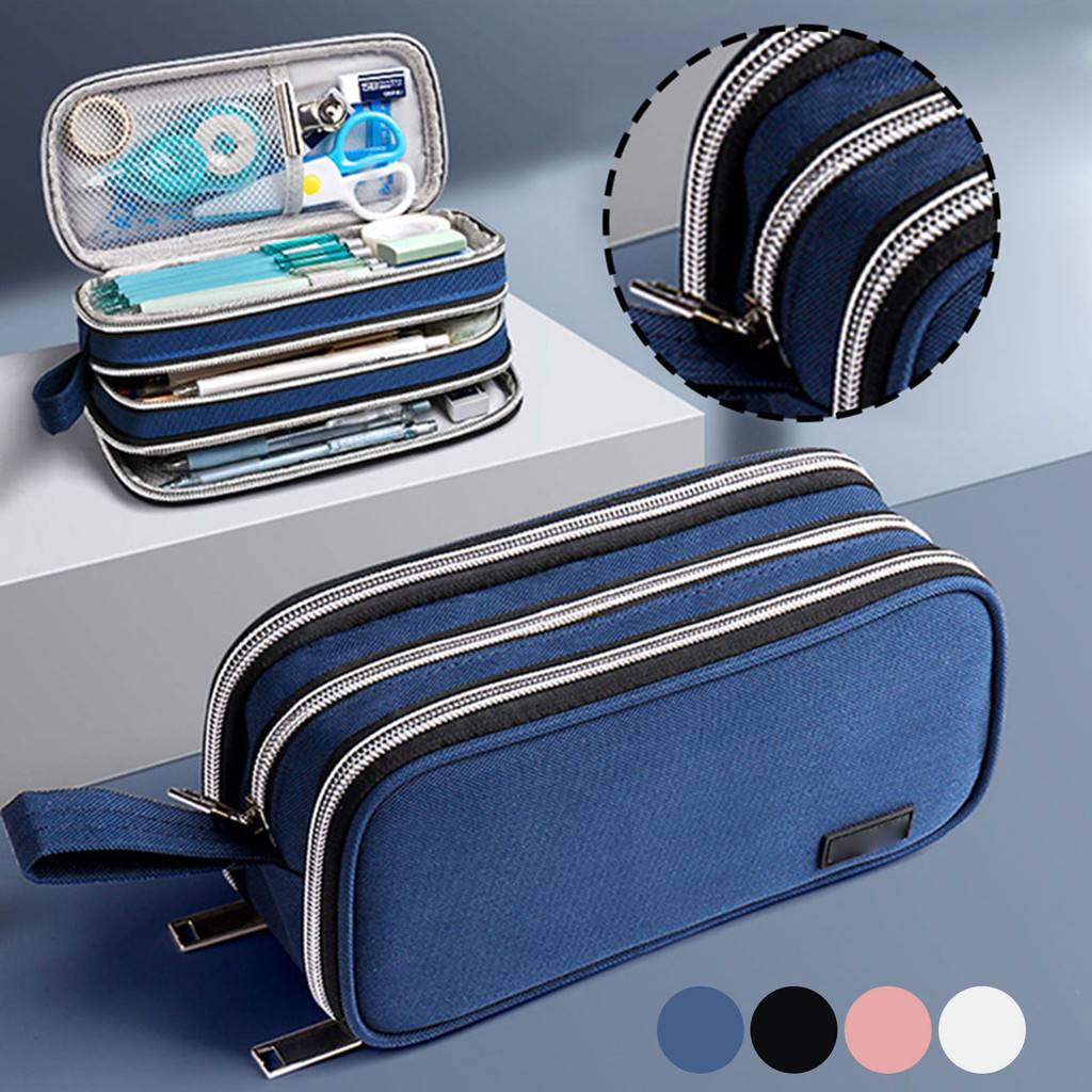 

Handheld Pencil Case Large Capacity Portable Pencil Bag for Storing Drawing Writing Tools For School Students Boys Girls