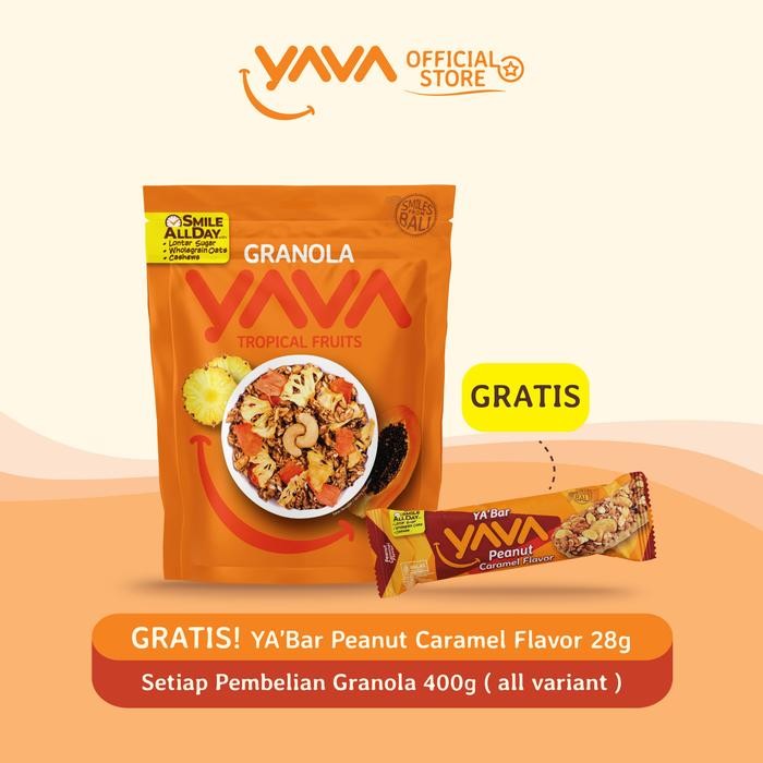 

YAVA Granola Tropical Fruits 400g