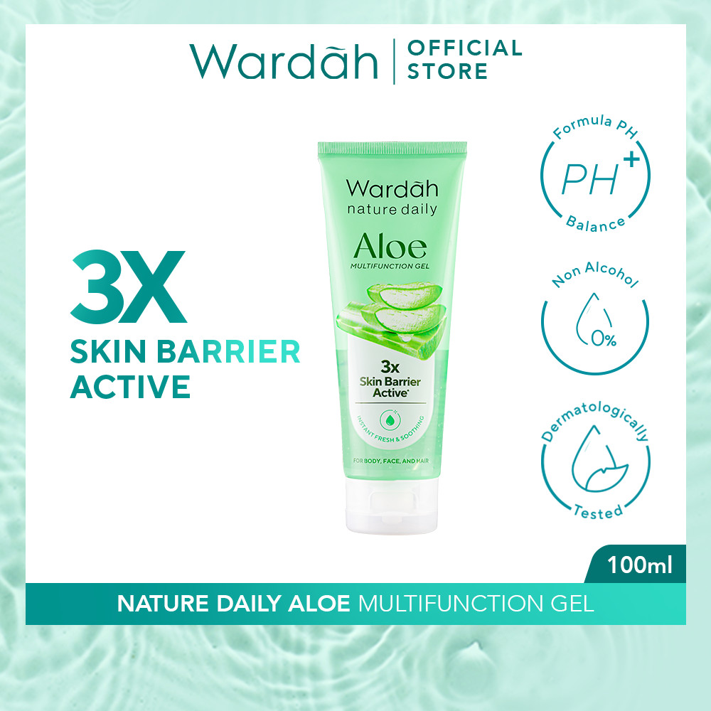 [Gift not For Sale] 2025 Skinverse Wardah Nature Daily Aloe Multifunction Gel 100 ml