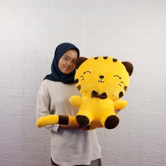 Terbaru Boneka Kucing Kwai  Jumbo Import Murah Bahan Halus Dan Lembut - kuning Jumbo