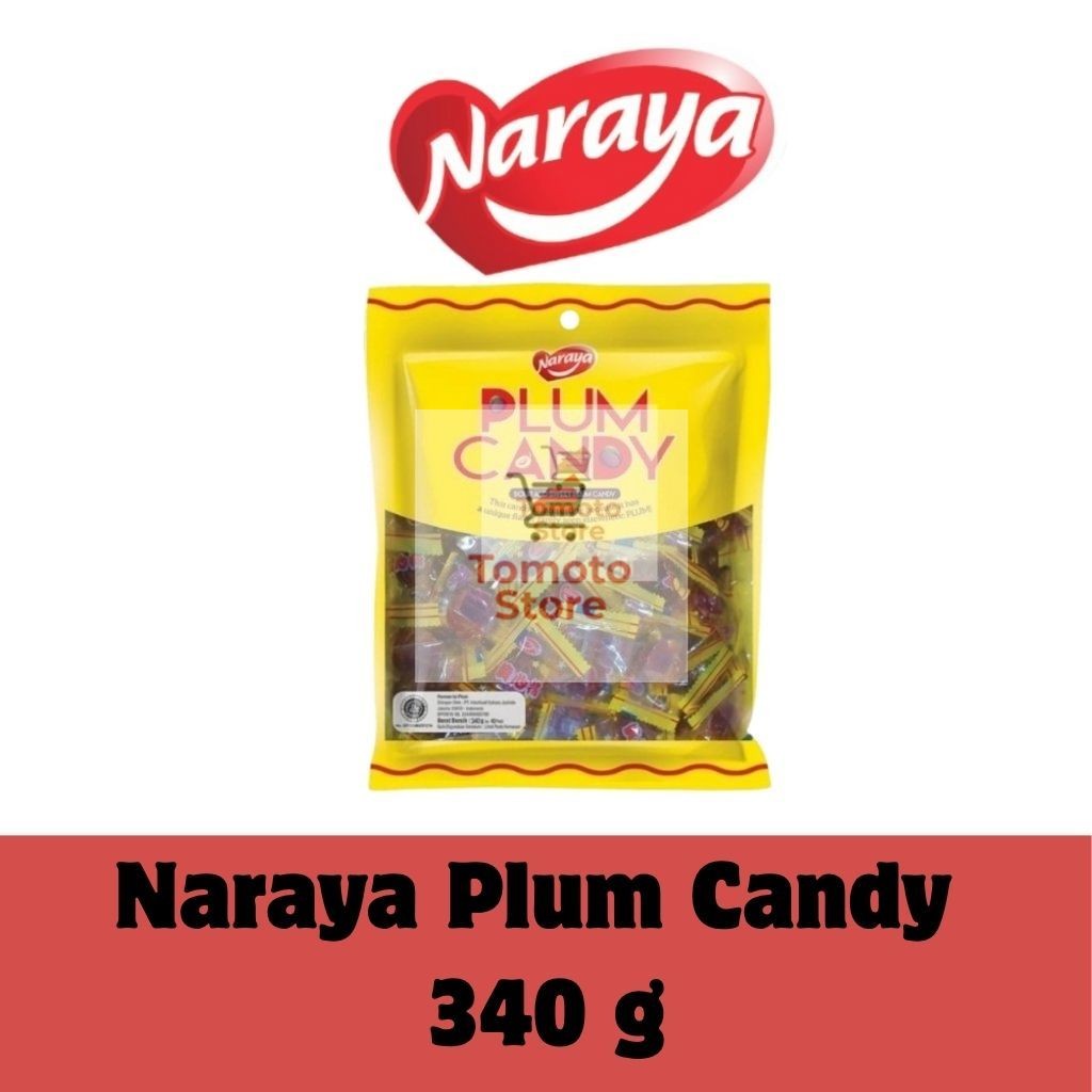 

✨ TOMOTOSTORE ✨ NARAYA Plum Candy / Permen Isi Plum 340 gr