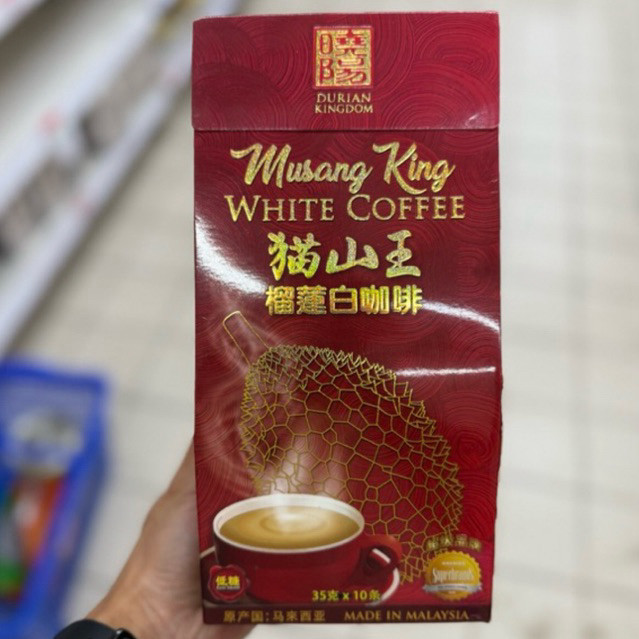 

DURIAN KINGDOM WHITE COFFEE 350G MUSANG KING