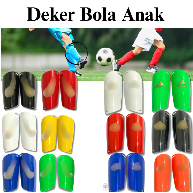 Dekker Bola Anak / Deker Pelindung Kaki / Dekker Sepak Bola Futsal Anak Murah Meriah