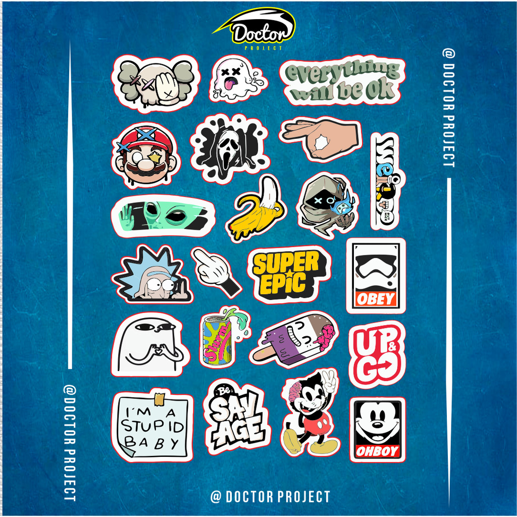 

Sticker aesthetic case hp helm tumblr || stiker brand hypebeast