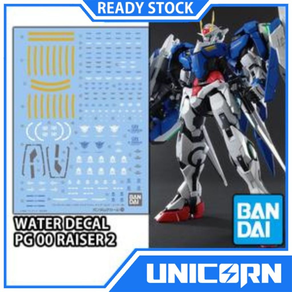 Water Decal 78 For PG 00 Raiser Gundam 2 Decals OO Bandai Original 1/60