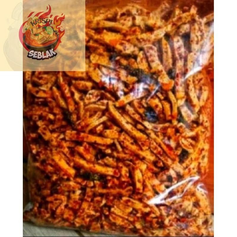 

Seblak krispi Basreng pedas daun jeruk/basreng stik/basreng renyah/basreng viral terlasris bumbu melimpah/basreng original daun jeruk kemasan 1kg 500gr 250gr
