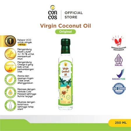 

Concos Virgin Coconut Oil Rasa Coklat Untuk MPASI 250ml