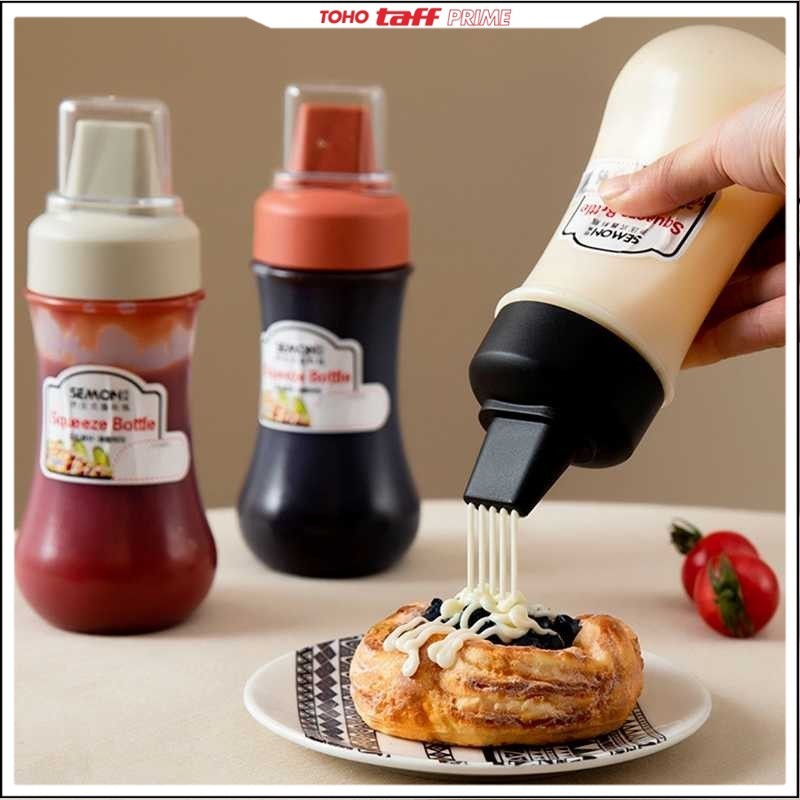

Botol Saus Kecap Squeeze Ketchup Bottle 5 Hole 280ml - ST5