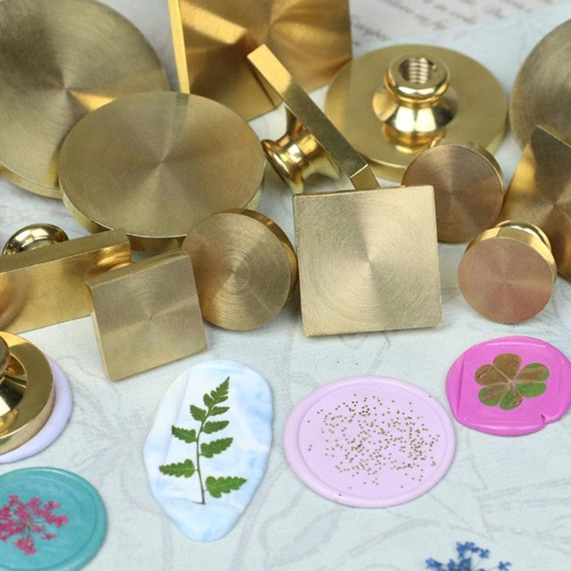 

Special-Shaped Blank Wax Sealing Stamp Sealing Wax Stamps Head For Wedding Invitations Envelope Sealing Wax Stamp Craft DIY