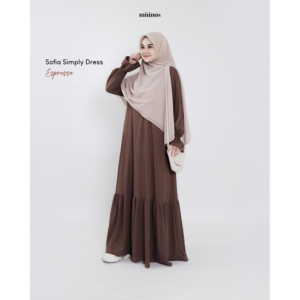 Mininos Sofia Dress | Gamis Daily Look SImple