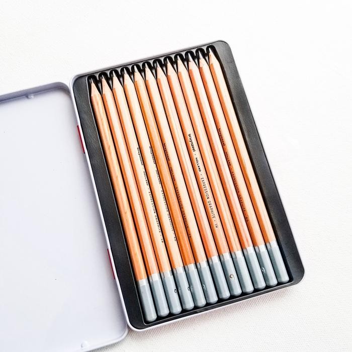 

Bruynzeel Graphite Pencils 12pcs 2H-9B - Warna