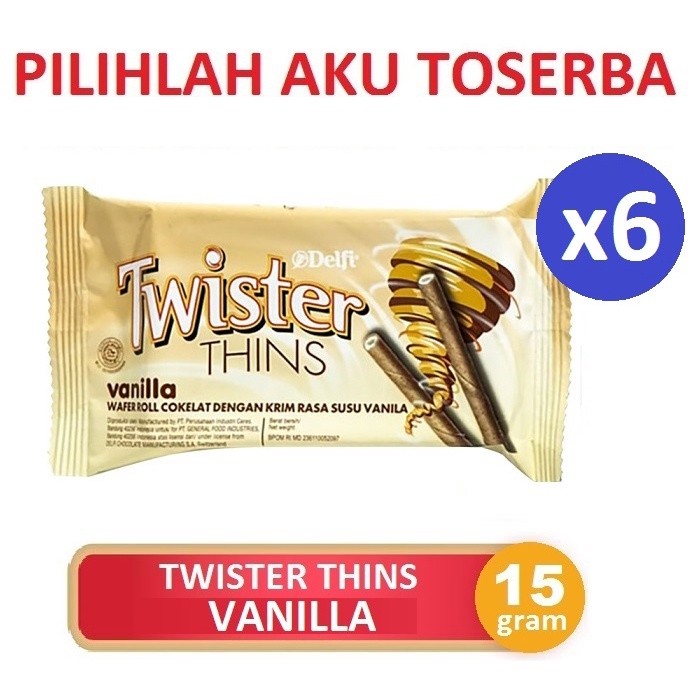 

Twister Thins VANILLA 15 gr - ( HARGA 6 PCS )