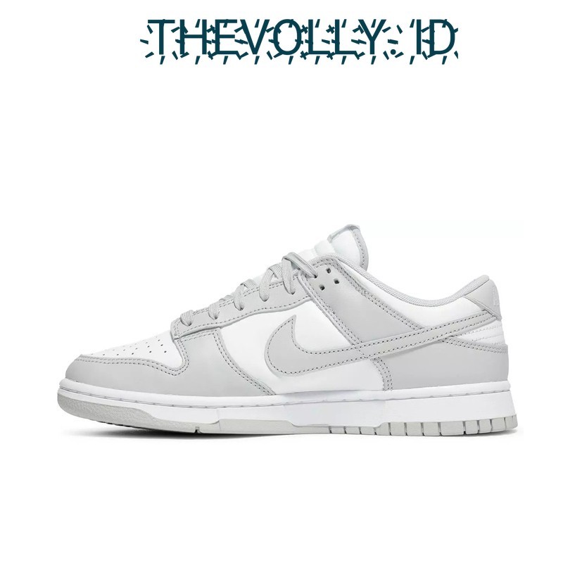 Sepatu Nike SB Dunk Low White Grey Fog BNIB Original / Sneakers Pria