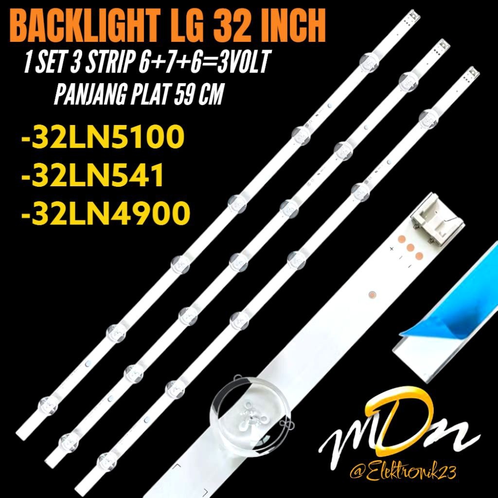 Backlight TV LED LG 32 Inch 32LN5100- 32LN4900- 32LN541B