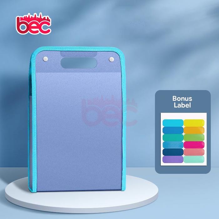

Sale [BEC] Tas File Handle Warna Transparan Anti Air Multi Layer | Folder Tas File 13 Sekat Map | Tas Dokumen A4 Folder Map Kerja Document Stationery - Biru Tbk