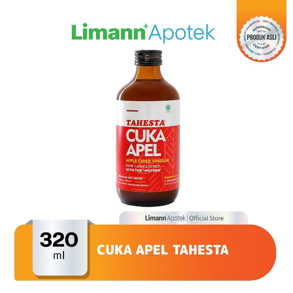 

Cuka Apel Tahesta Cuka Apel Original 320 ml