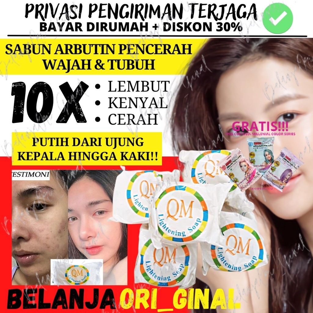 SABUN PEMUTIH WAJAH SOAP BPOM PENCERAH WAJAH SABUN GLOWING PERAWATAN KECANTIKAN