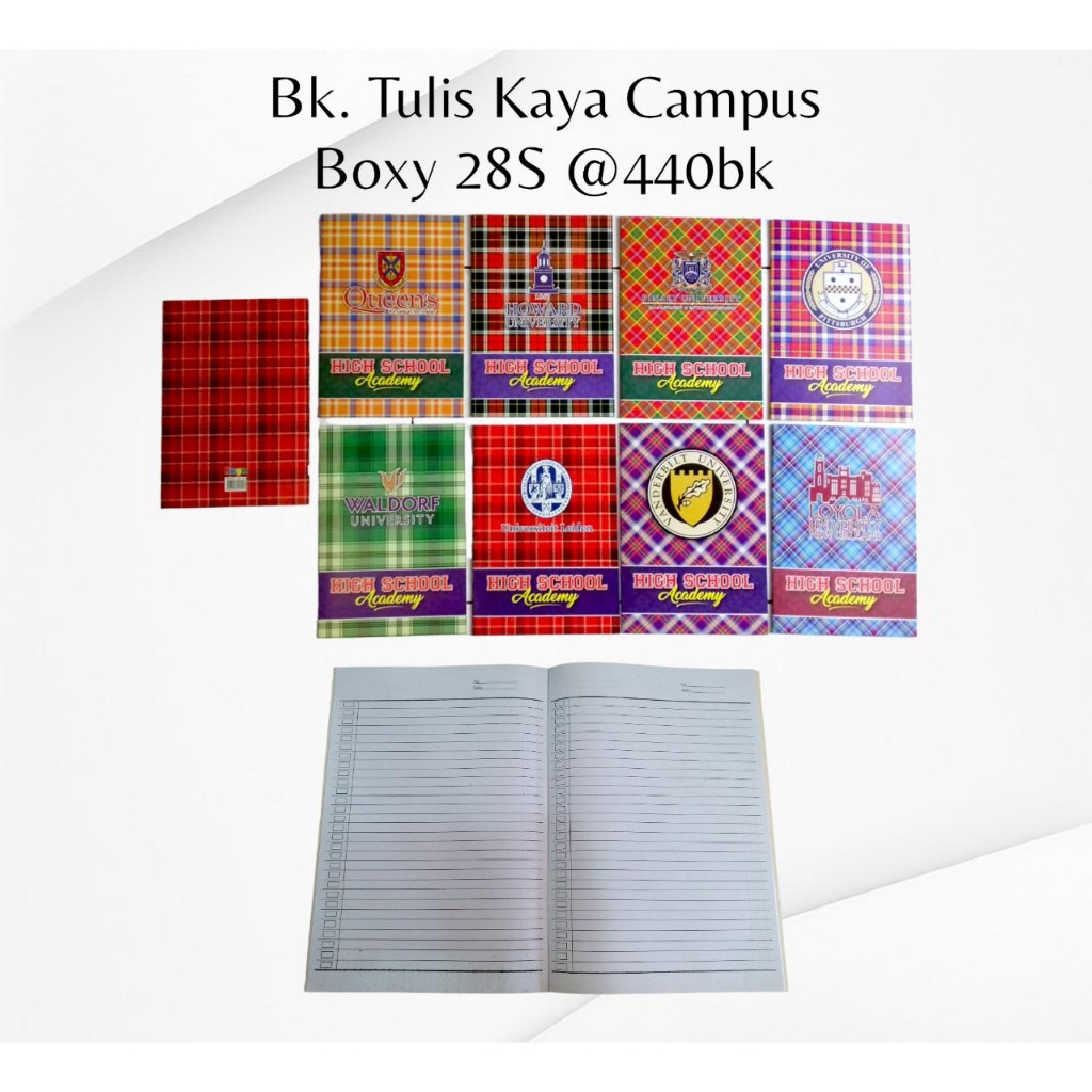 

[SDW] pekanbaru/BUKU TULIS BOXY CAMPUS BATIK KAYA