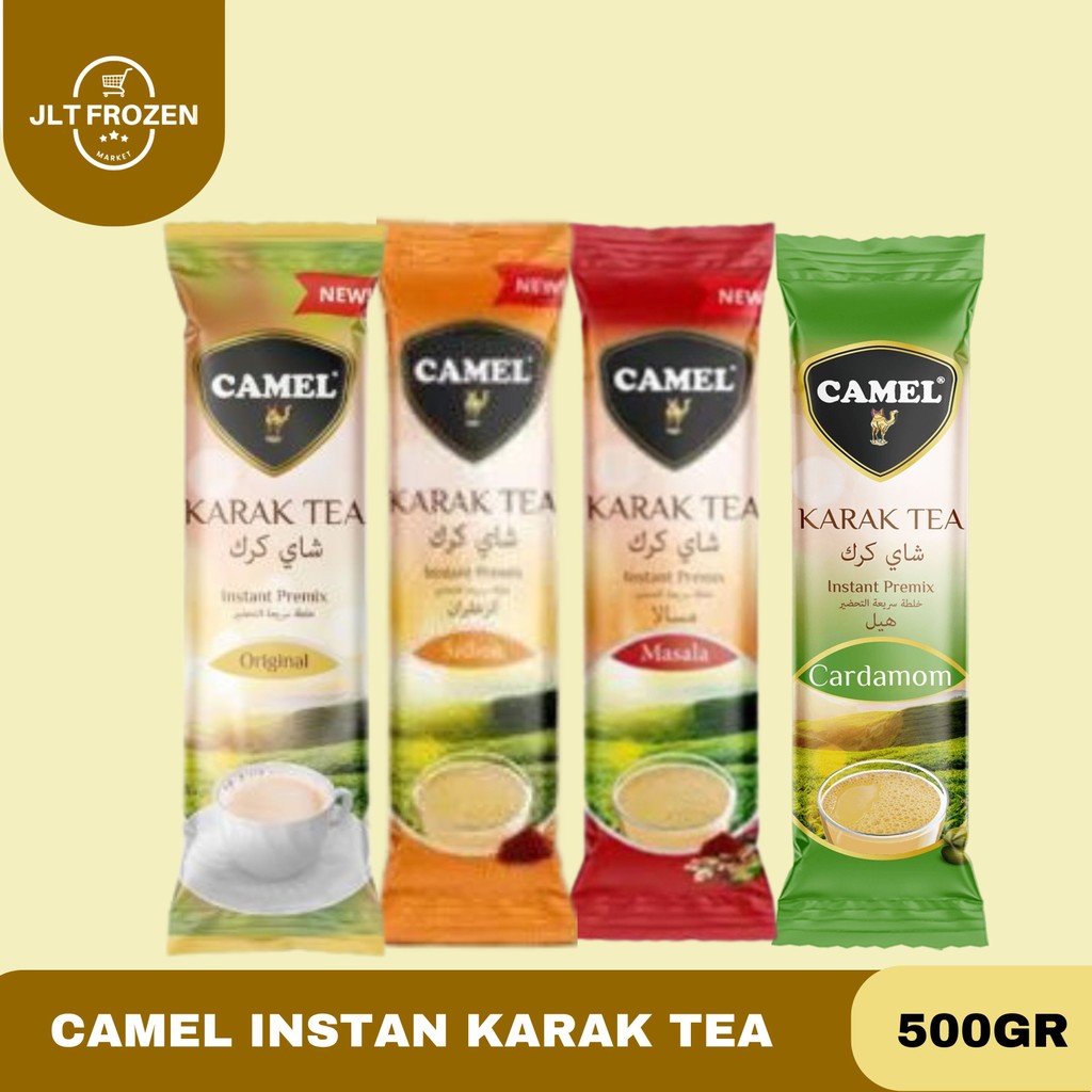 

Camel Karak Tea Original - Masala - Cardamom - Saffron Kemasan 1 pc