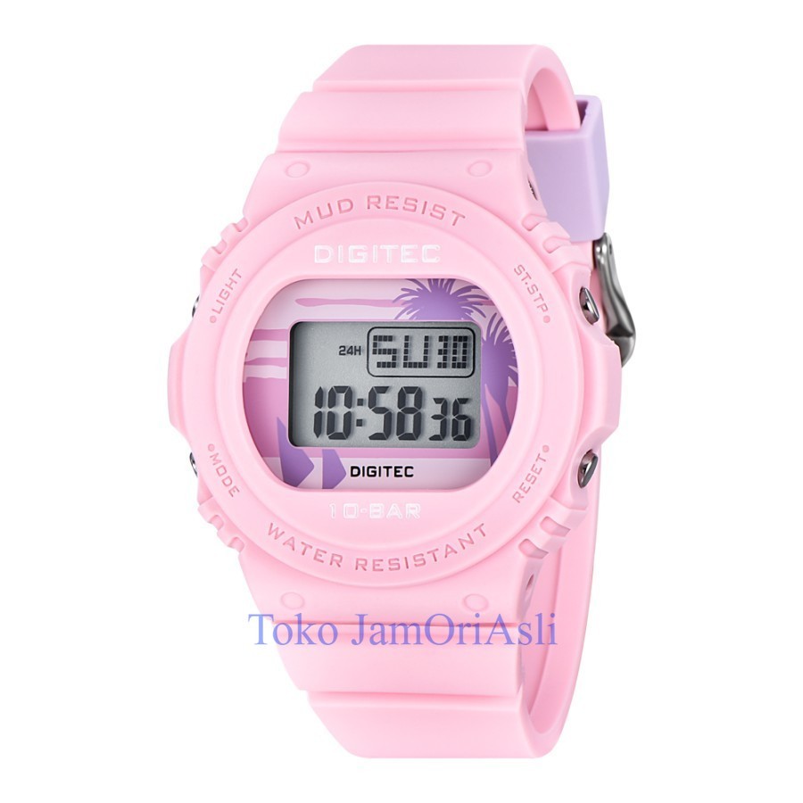 Promo Original Digitec BDG-7110T Jam Tangan Wanita Digital Karet 7110 DG7110T 7110T Garansi Resmi 1 