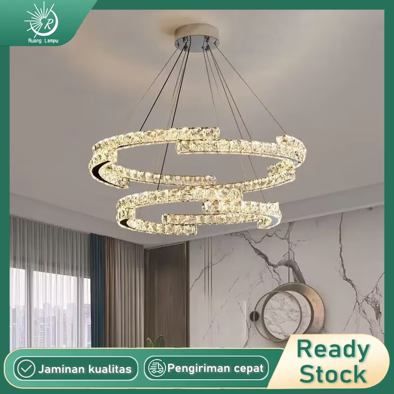 lampu hias gantung lampu kristal aesthetic lampu gantung meja makan  lampu plafon aesthetic lampu ga