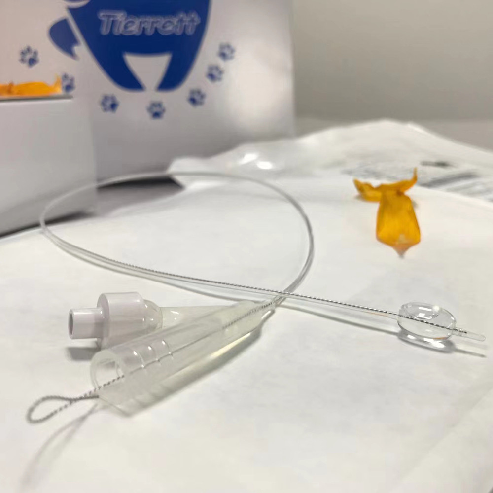 New Arrival 2-way Urinary Catheter Foley Pet Cat Dog 3.5FR Long Time Indwelling Close End Urine Rete